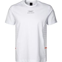 HACKETT Herren T-Shirt weiß Baumwolle von Hackett