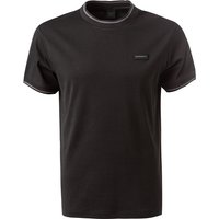 HACKETT Herren T-Shirt schwarz Baumwolle von Hackett