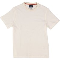 HACKETT Herren T-Shirt weiß Baumwolle Classic Fit von Hackett