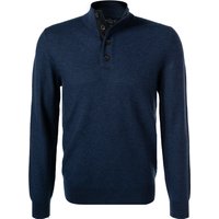 HACKETT Herren Troyer blau Merinowolle unifarben von Hackett