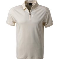 HACKETT Herren Zip-Polo beige Baumwoll-Jersey von Hackett