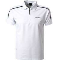 HACKETT Herren Zip-Polo weiß Slim Fit von Hackett