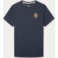 Hackett T-Shirt aus Baumwolle mit Logostickerei, Classic Fit von Hackett