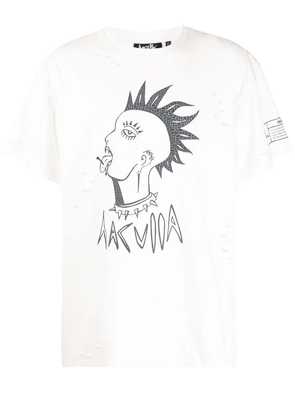 Haculla Hac Punk T-Shirt - Weiß von Haculla