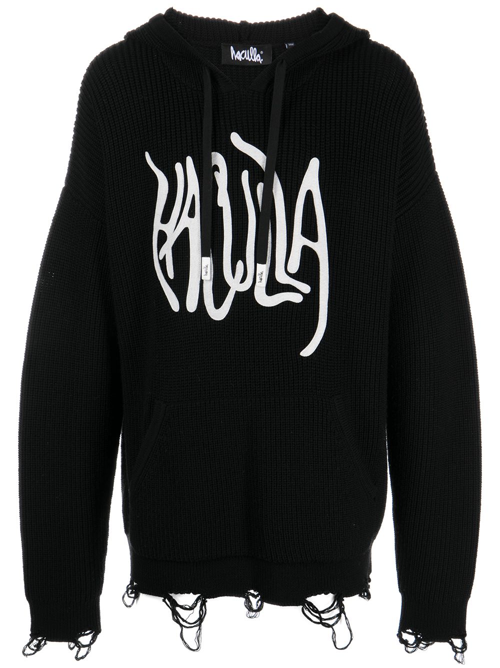 Haculla Hoodie im Distressed-Look - Blau von Haculla