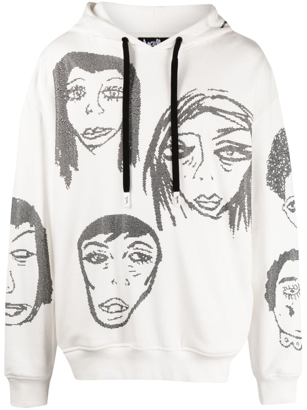 Haculla Hoodie mit They're Watching-Print - Weiß von Haculla