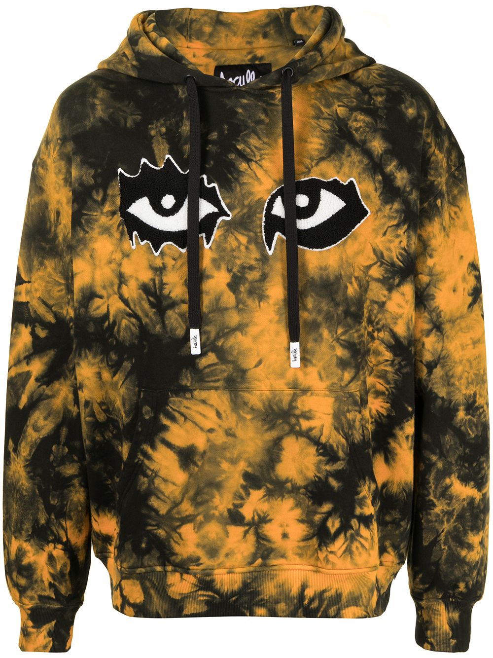 Haculla Hoodie mit ikonischen Augen - Orange von Haculla