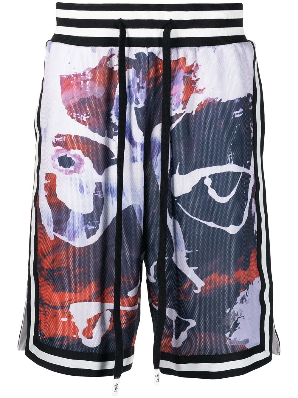 Haculla Painted Basketball Sport-Shorts - Blau von Haculla