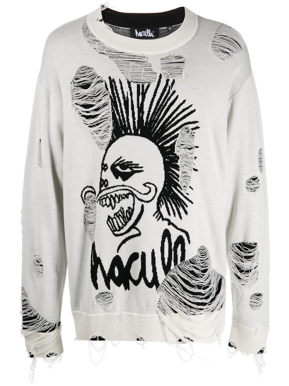 Haculla Pullover im Distressed-Look - Schwarz von Haculla