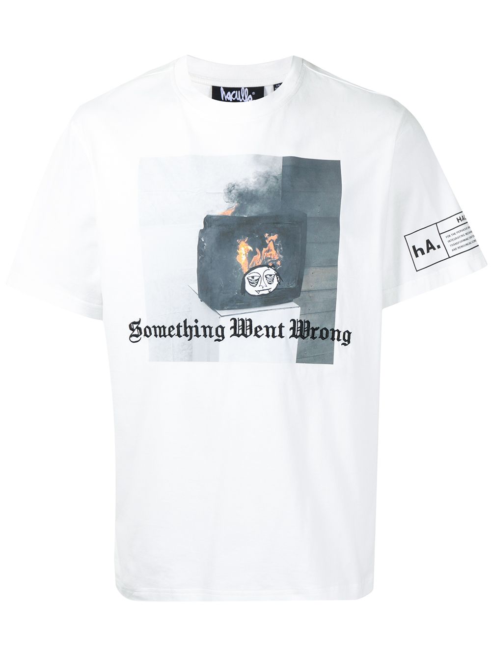 Haculla Something went Wrong T-Shirt - Weiß von Haculla