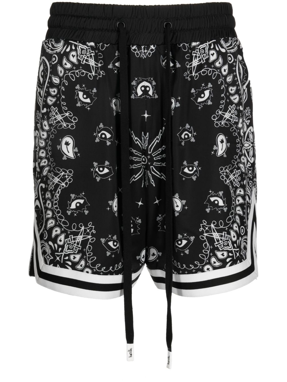 Haculla Sport-Shorts mit Paisley-Print - Schwarz von Haculla