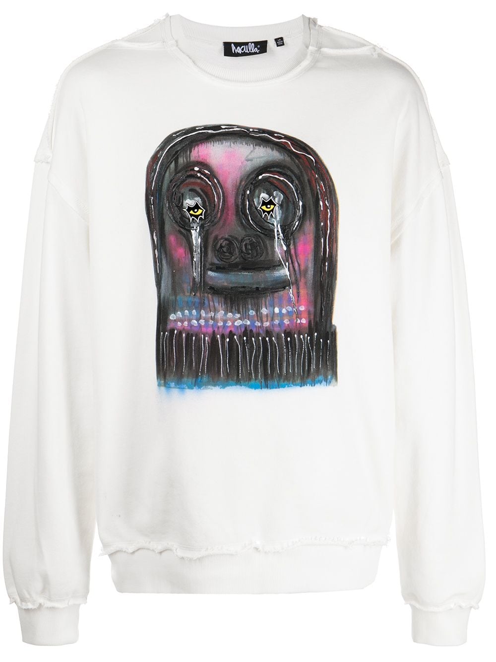 Haculla Sweatshirt mit grafischem Print - Weiß von Haculla