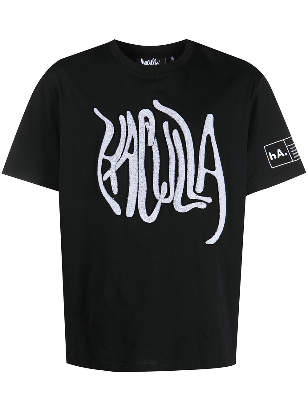 Haculla T-Shirt mit Logo-Patch - Schwarz von Haculla