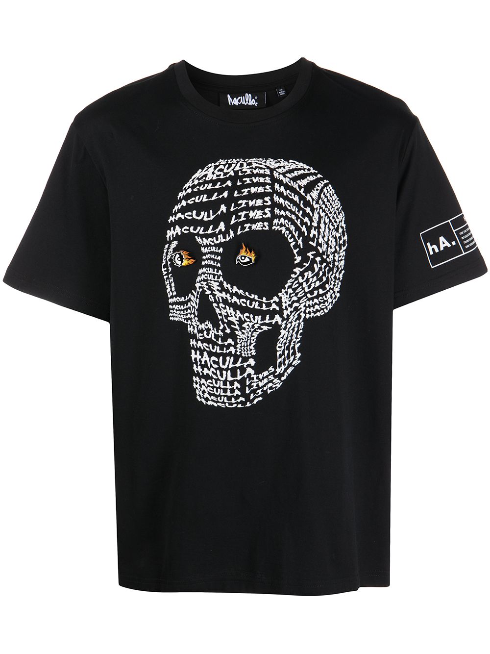 Haculla T-Shirt mit Totenkopf-Print - Schwarz von Haculla