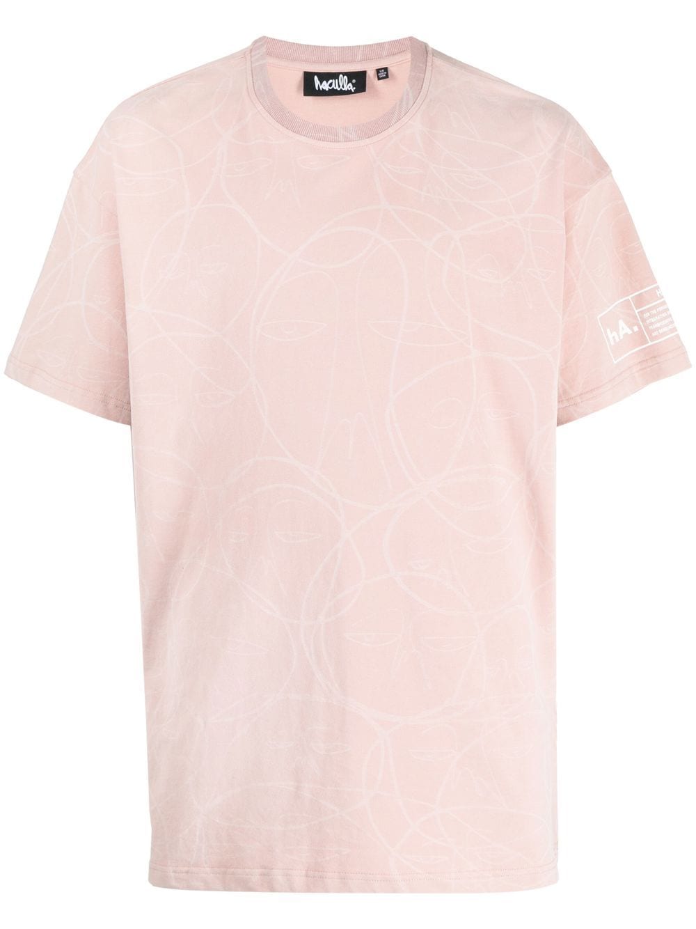 Haculla T-Shirt mit Wirbel-Print - Rosa von Haculla