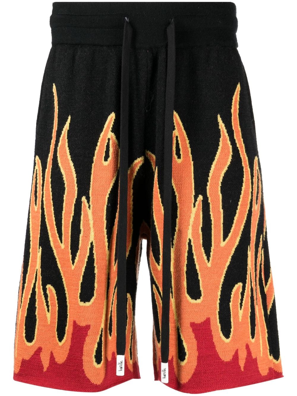 Haculla Up in Flames Intarsien-Shorts - Schwarz von Haculla