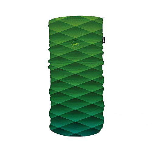 Had Brushed Eco Tube Grün - Leichtes wärmendes Multifunktionstuch, Größe One Size - Farbe Helix Green von Had