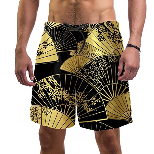 HadHfun Herren Badehose Japanisches Muster Schnell trocknende Badeshorts für den Strand von HadHfun