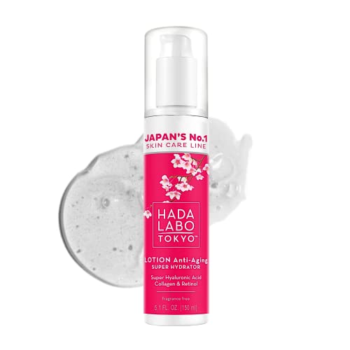 Hada Labo Tokyo Face Lotion mit Kollagen Hyaluronsäure Anti Aging Gesichtspflege für Frauen 40+ 150 ml von Hada Labo Tokyo