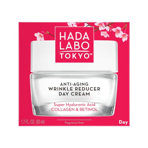 Hada Labo Tokyo Red Gesichtscreme Anti Aging Tagescreme für Damen ab 40 mit Retinol Kollagen 50ml Hada Labo Tokyo Red Gesichtscreme Anti Aging Tagescreme für Damen ab 40 mit Retinol Kollagen 50ml von Hada Labo Tokyo