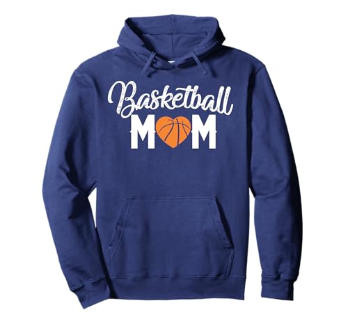Basketball Mama süßes Muttergeschenk für Frauen lustiges Herz Pullover Hoodie von Hadley Designs