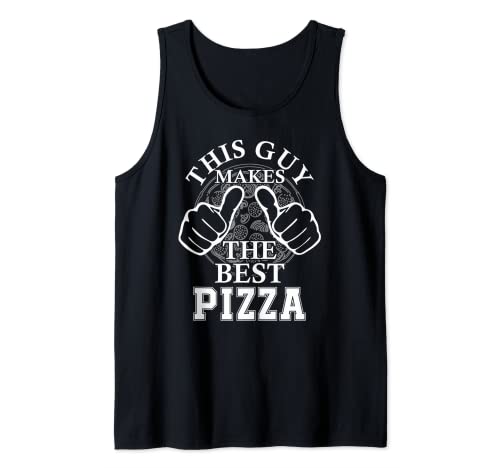 Dieser Kerl macht das beste Pizza-Essen Liebe Pizza für Männer Tank Top von Hadley Designs