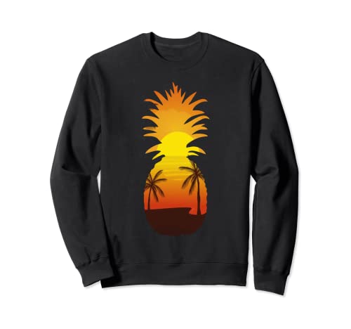 Vintage Retro Ananas Hawaii für Damen und Herren, tropisch Sweatshirt von Hadley Designs