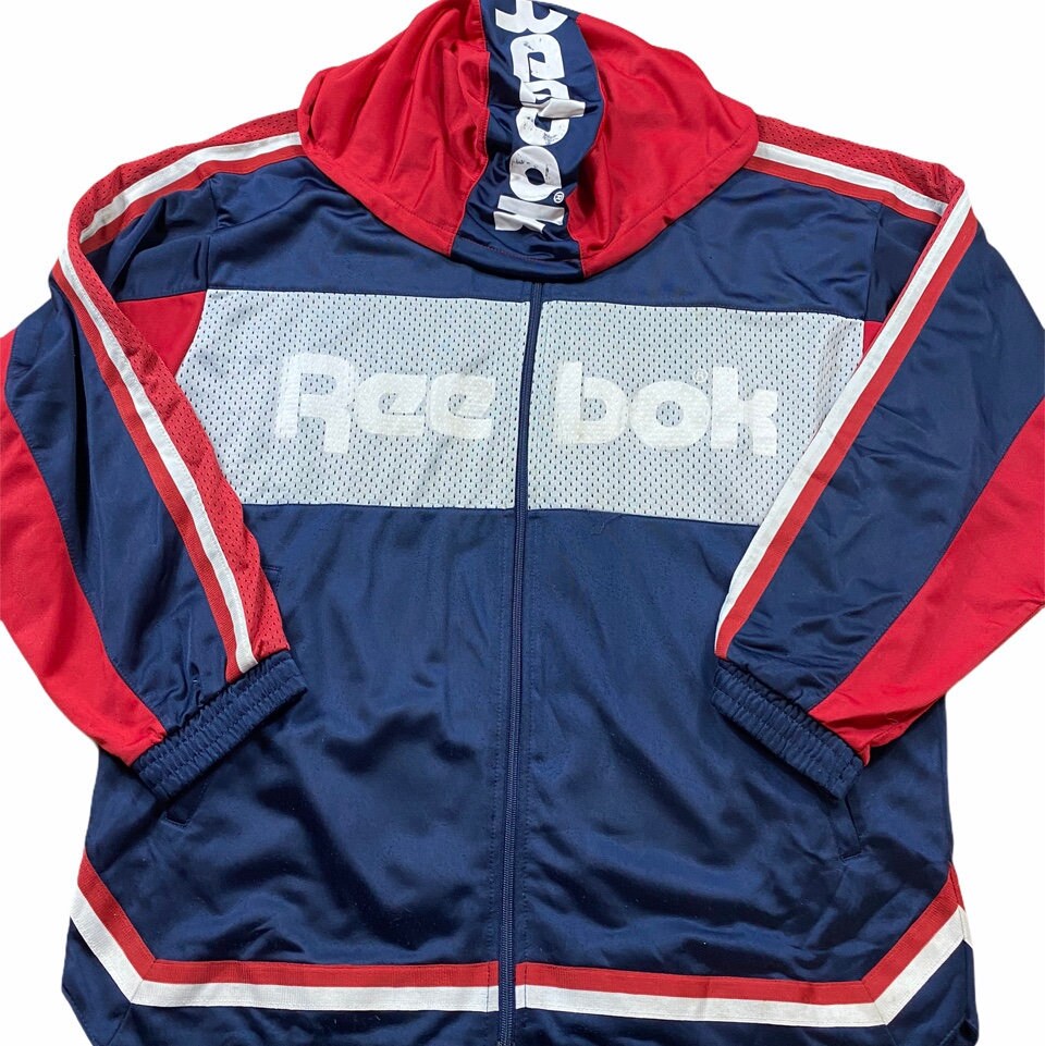 Seltene Reebok Spellout Trainingsjacke von HadrianVintage