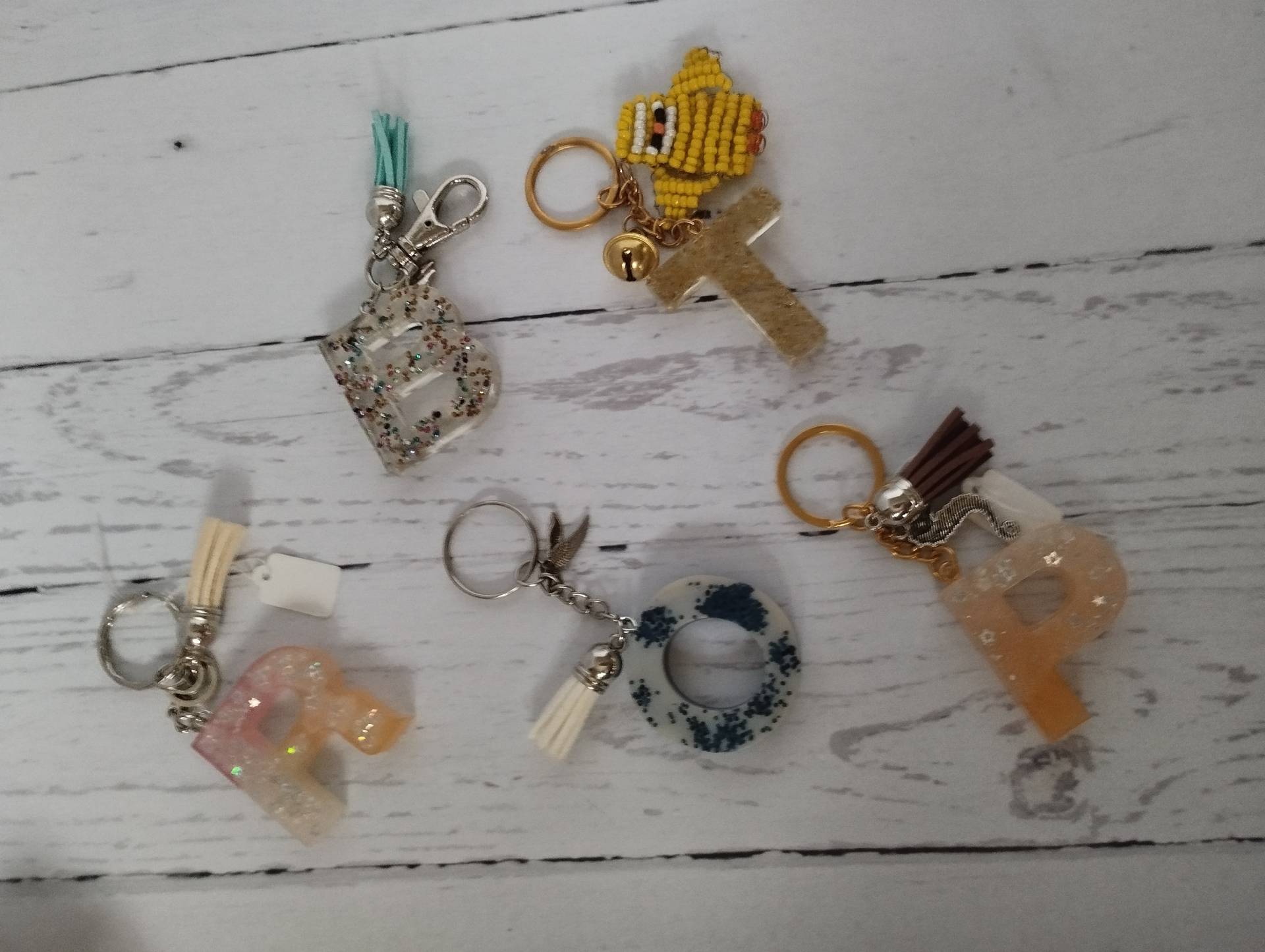 Buchstaben Schlüsselanhänger - Handgemacht Buchstaben Schlüsselanhänger - Handgemacht von HaekelLieseJule