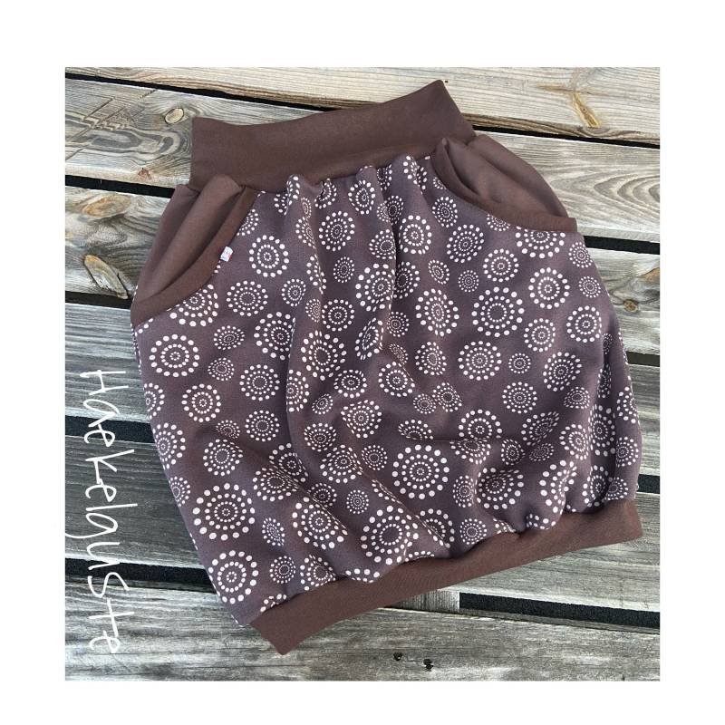 Alpen Fleece Ballonrock Braun Gefüttert Winter Rock Lieblingsstück von Haekelguste