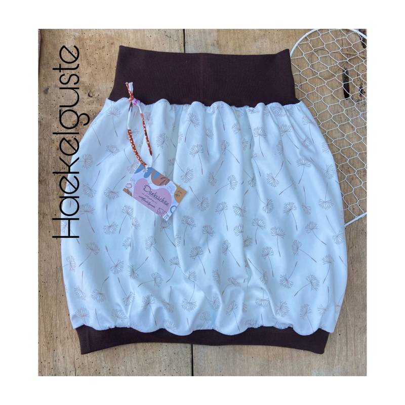 Ballonrock "Pusteblume" Jersey von Haekelguste