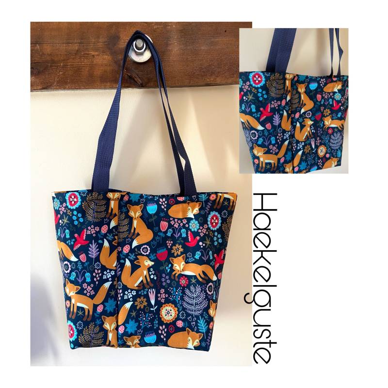 Beutel Fuchs Tasche , Handtasche Umhängetasche, Softshelltasche Nasstasche von Haekelguste