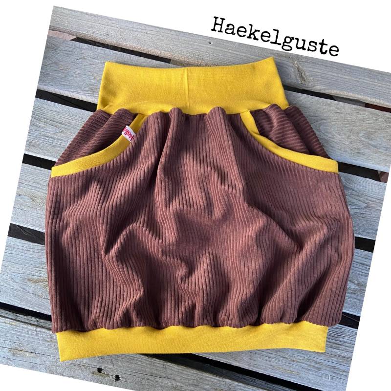 Bio Cordnicky Ballonrock Nicky Rock Damen Pumprock von Haekelguste