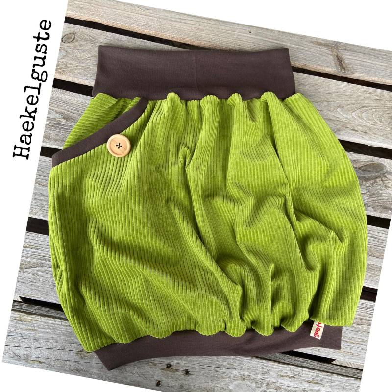 Bio Cordnicky " Knöpfchen Ballonrock Pumphose von Haekelguste