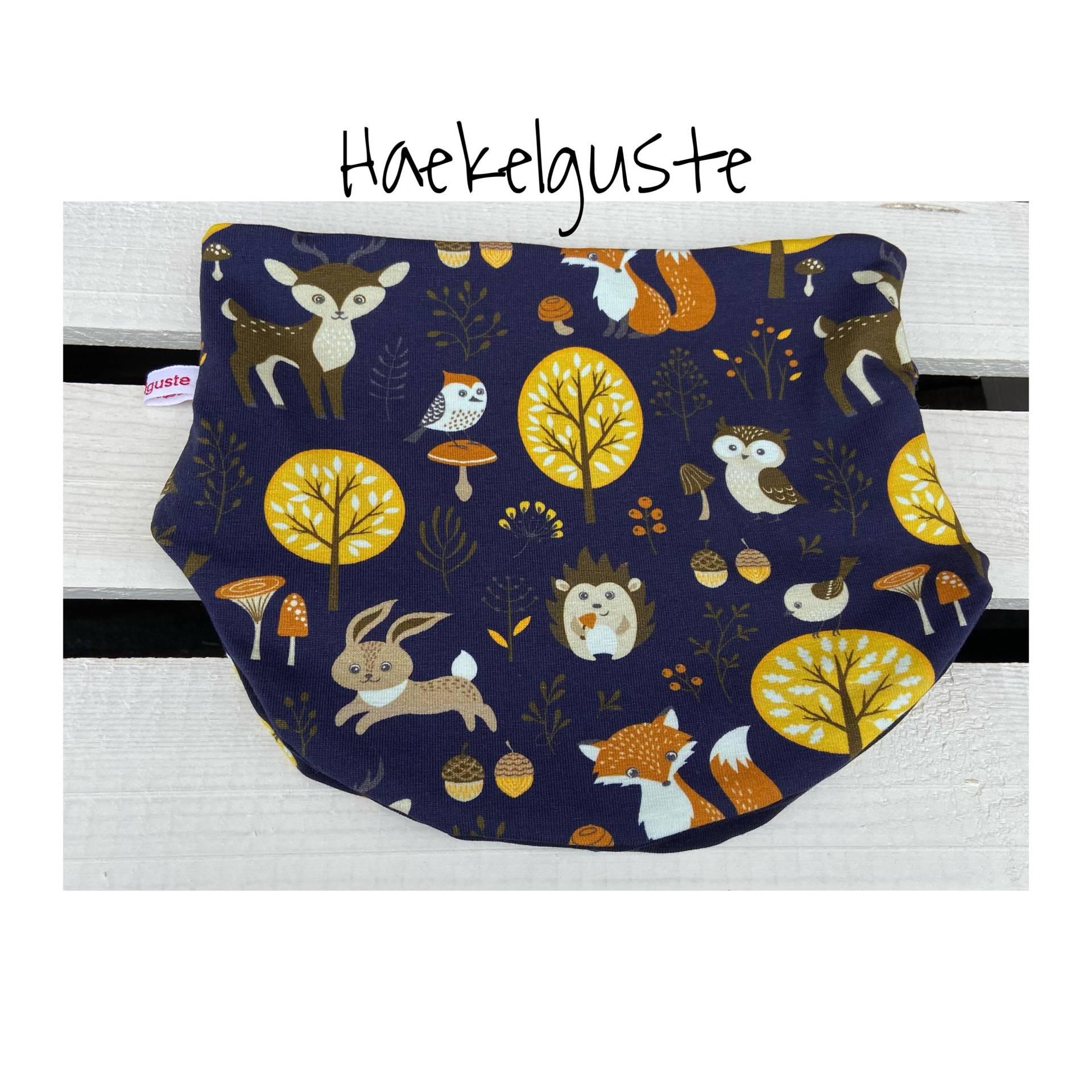 Halssocke Kinder Waldtiere Baby Loop Unisex Mädchen Jungen Schal Fuchs Schlupfloop Gefüttert Fleece Winter Warm Halssocke Kinder Waldtiere Baby Loop Unisex Mädchen Jungen Schal Fuchs Schlupfloop Gefüttert Fleece Winter Warm von Haekelguste