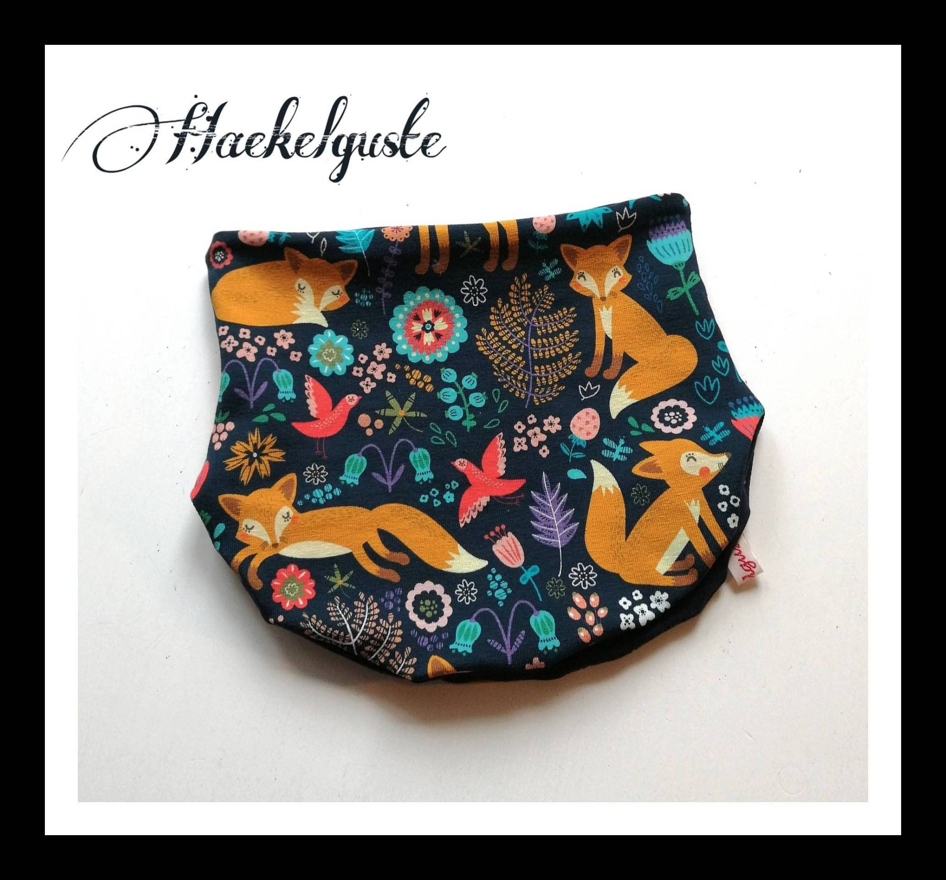 Jersey O. Fleece Halssocke " Fuchs Schlupfloop Kinder Schal Loop Unisex Waldtiere Gefüttert Übergang Herbst Gender Jersey O. Fleece Halssocke " Fuchs Schlupfloop Kinder Schal Loop Unisex Waldtiere Gefüttert Übergang Herbst Gender von Haekelguste