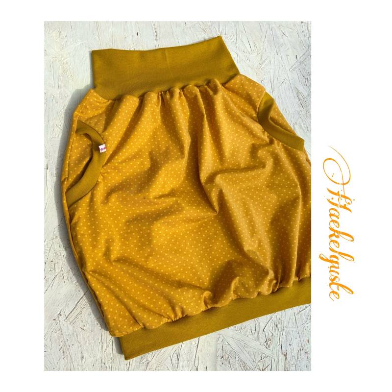 Senfgelber Ballonrock Liebling von Haekelguste