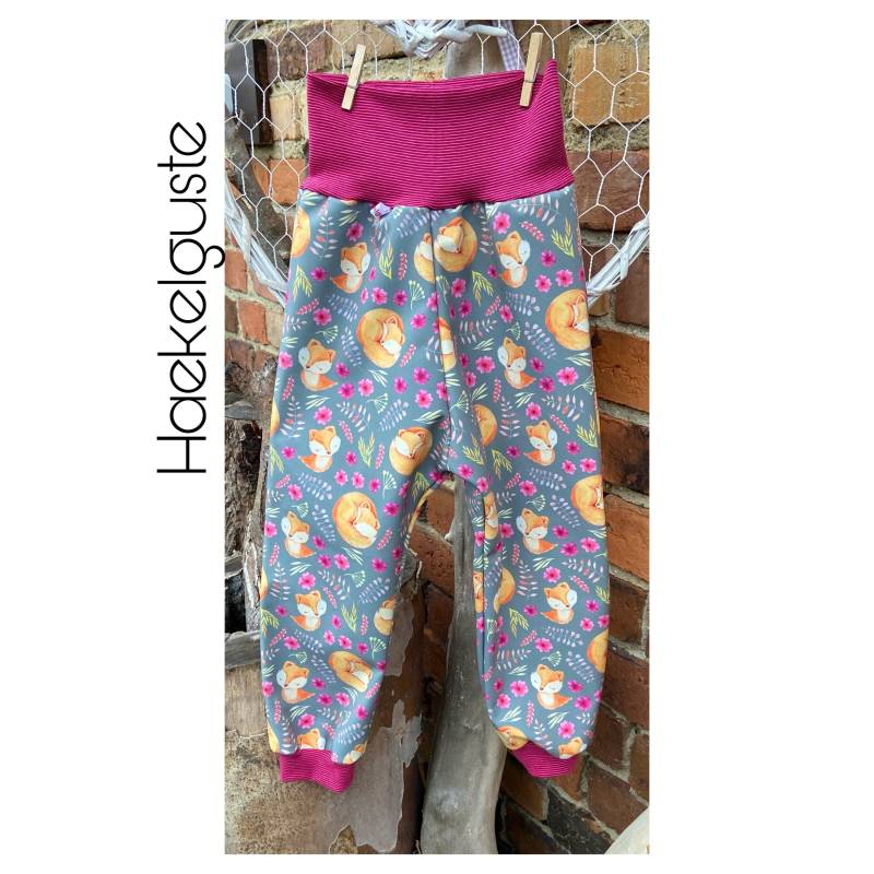 Softshell Gr. 98-104 Hose " Fuchs Matschhose Buddelhose Überhose Outdoor Pants Gefütterte Unisex Waldkindergarten Warme Mädchen von Haekelguste