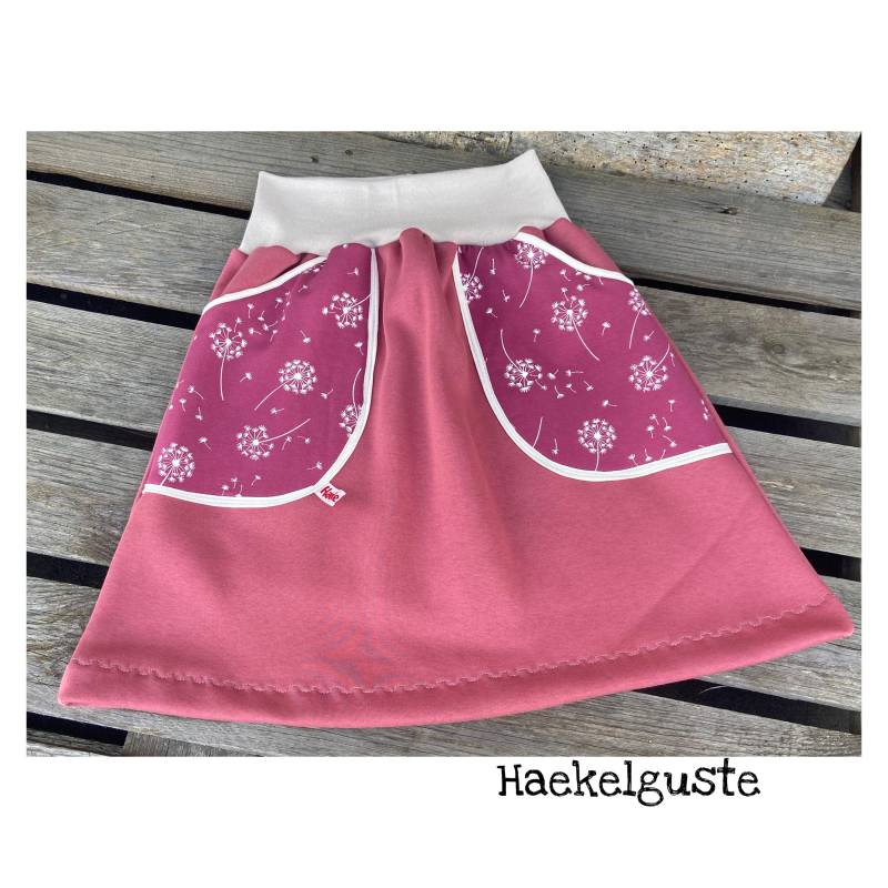 Sweat Rock A-Form/Damen Hüftrock Mit Taschen Warmer Haekelguste von Haekelguste