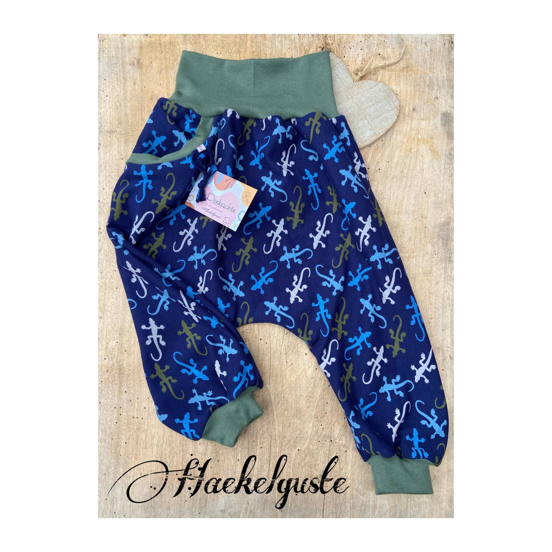 Wunschgröße Pumphose " Gekko Sarouelhose Kinder Unisex Jogger Pants Wunschgröße Pumphose " Gekko Sarouelhose Kinder Unisex Jogger Pants von Haekelguste