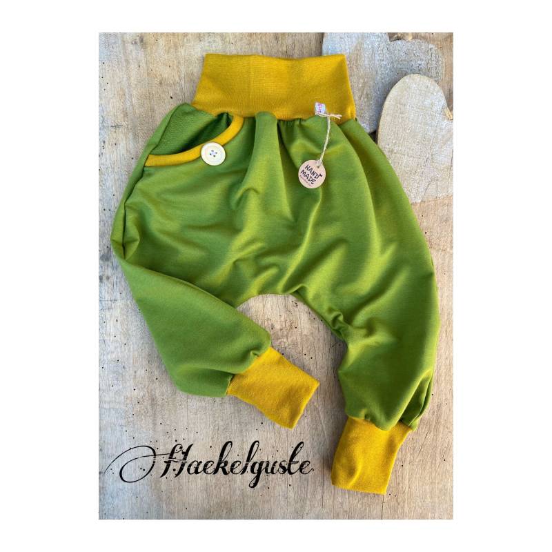 Wunschgröße Pumphose " Knöpfchen von Haekelguste