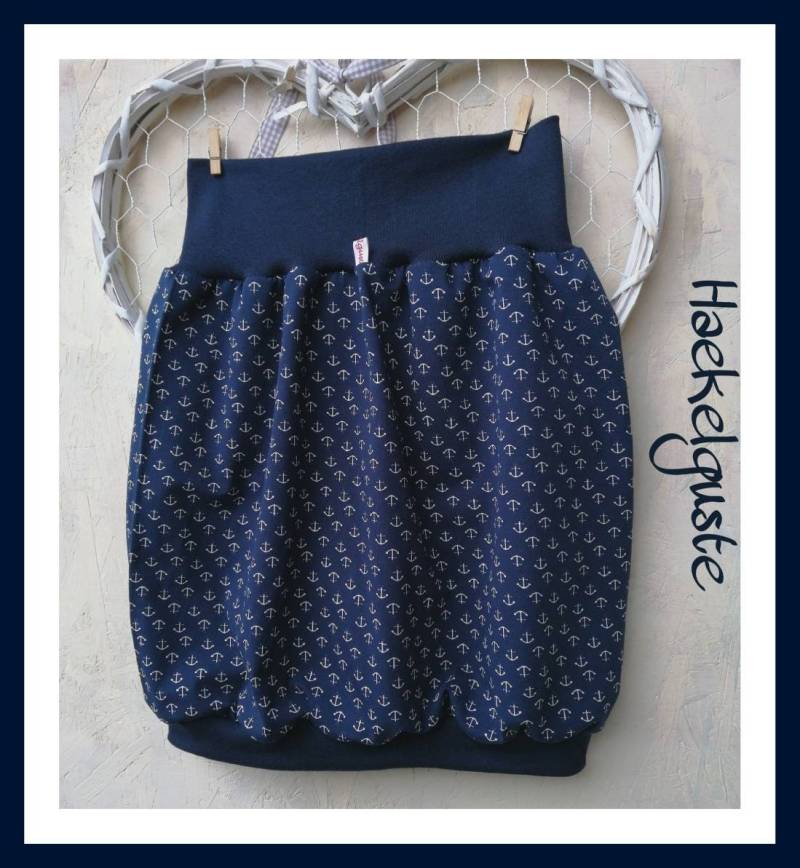 Xs - Xxl " Anker Ballonrock von Haekelguste