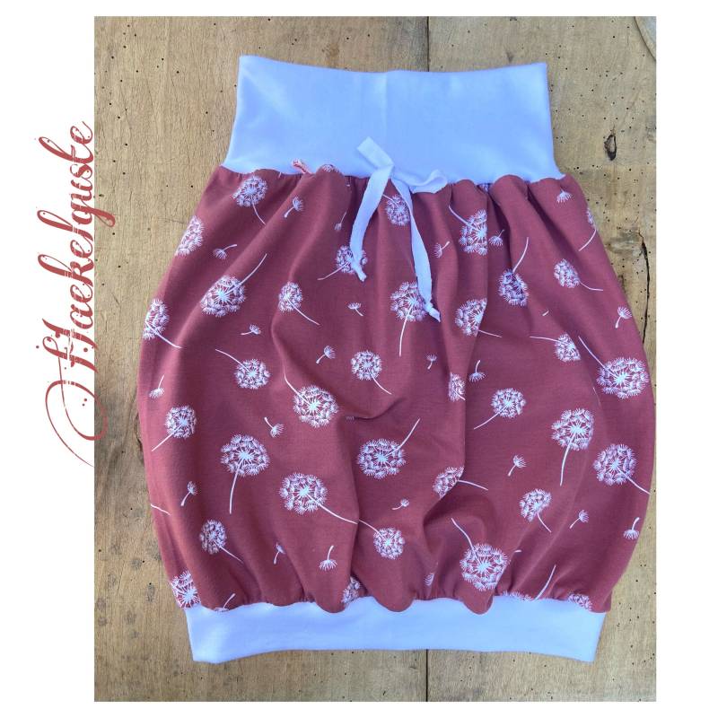 Xs - Xxl Ballonrock "Pusteblume" Jersey von Haekelguste