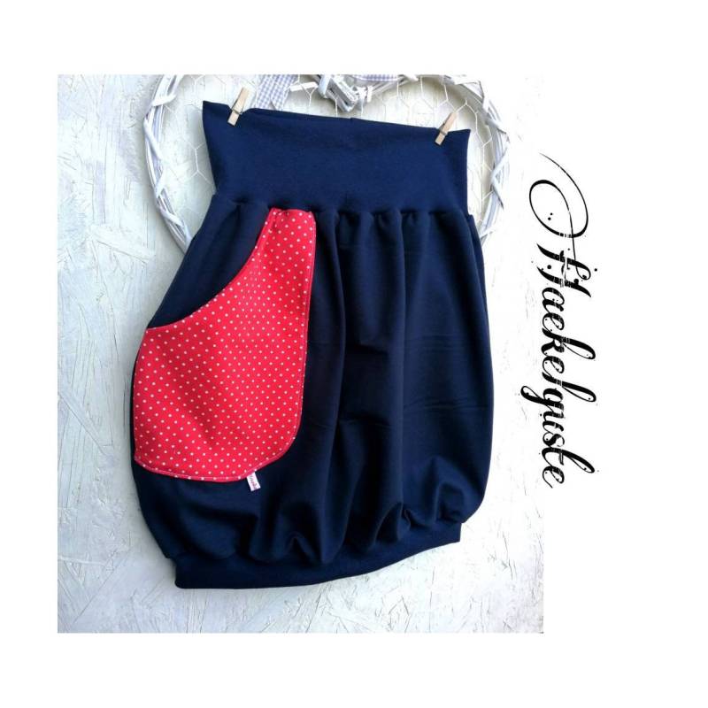 Xs - Xxl " Pünktchen Ballonrock Liebling von Haekelguste