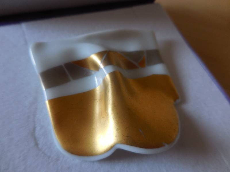 Anstecknadel Brosche Rosenthal Studio-Linie Seltenes Fundstück Johan Van Loon 80Er Jahre von Haekeliris