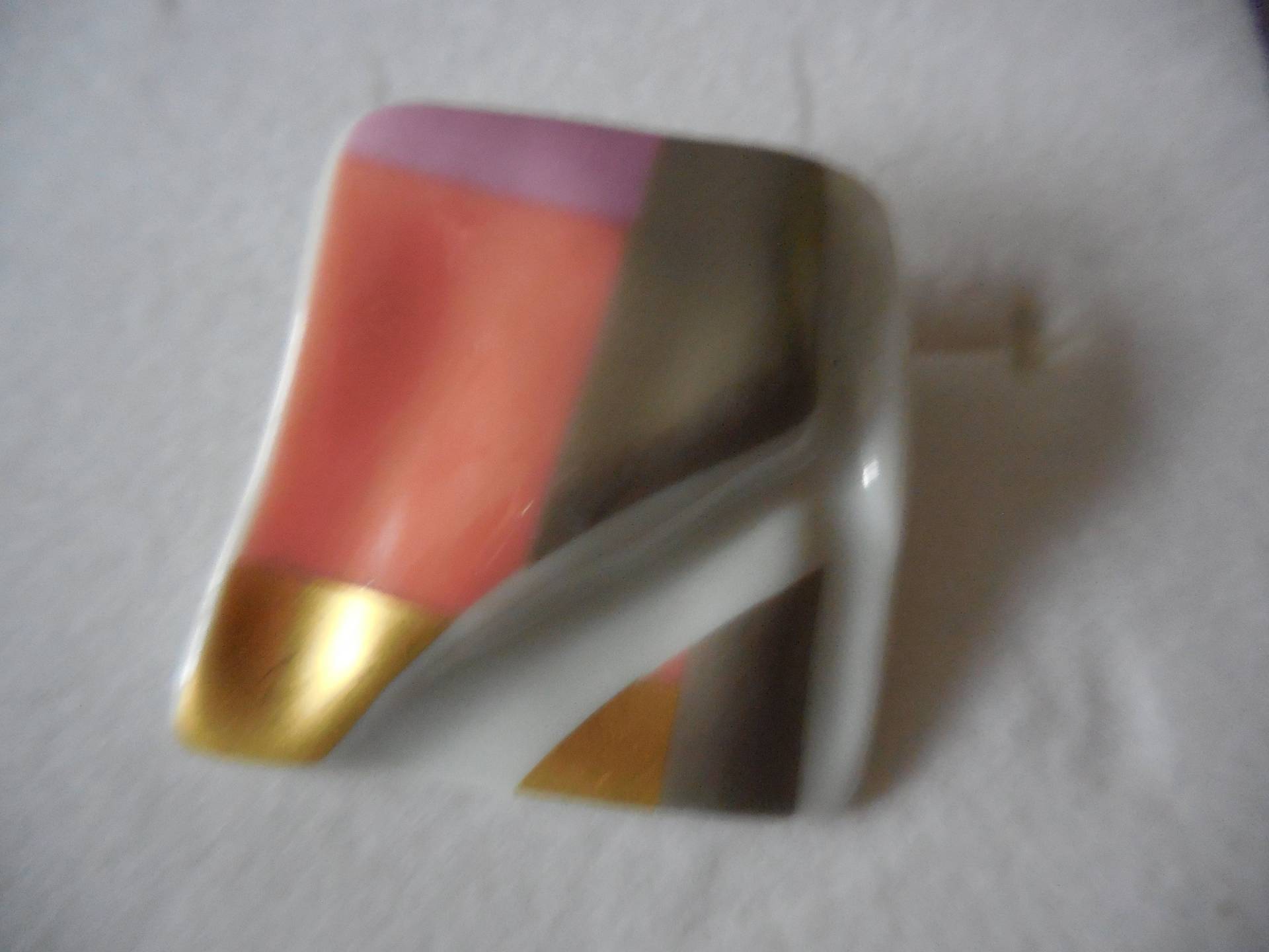 Anstecknadel Brosche Rosenthal Studio-Linie Seltenes Fundstück Johan Van Loon 80Er Jahre von Haekeliris