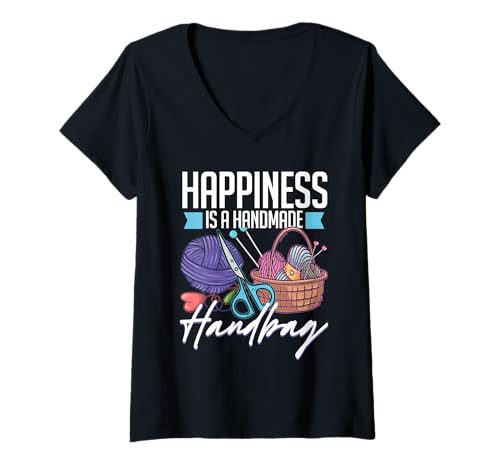Damen Häkeln Stricken T-Shirt mit V-Ausschnitt Damen Häkeln Stricken T-Shirt mit V-Ausschnitt von Häkeln Häkeln