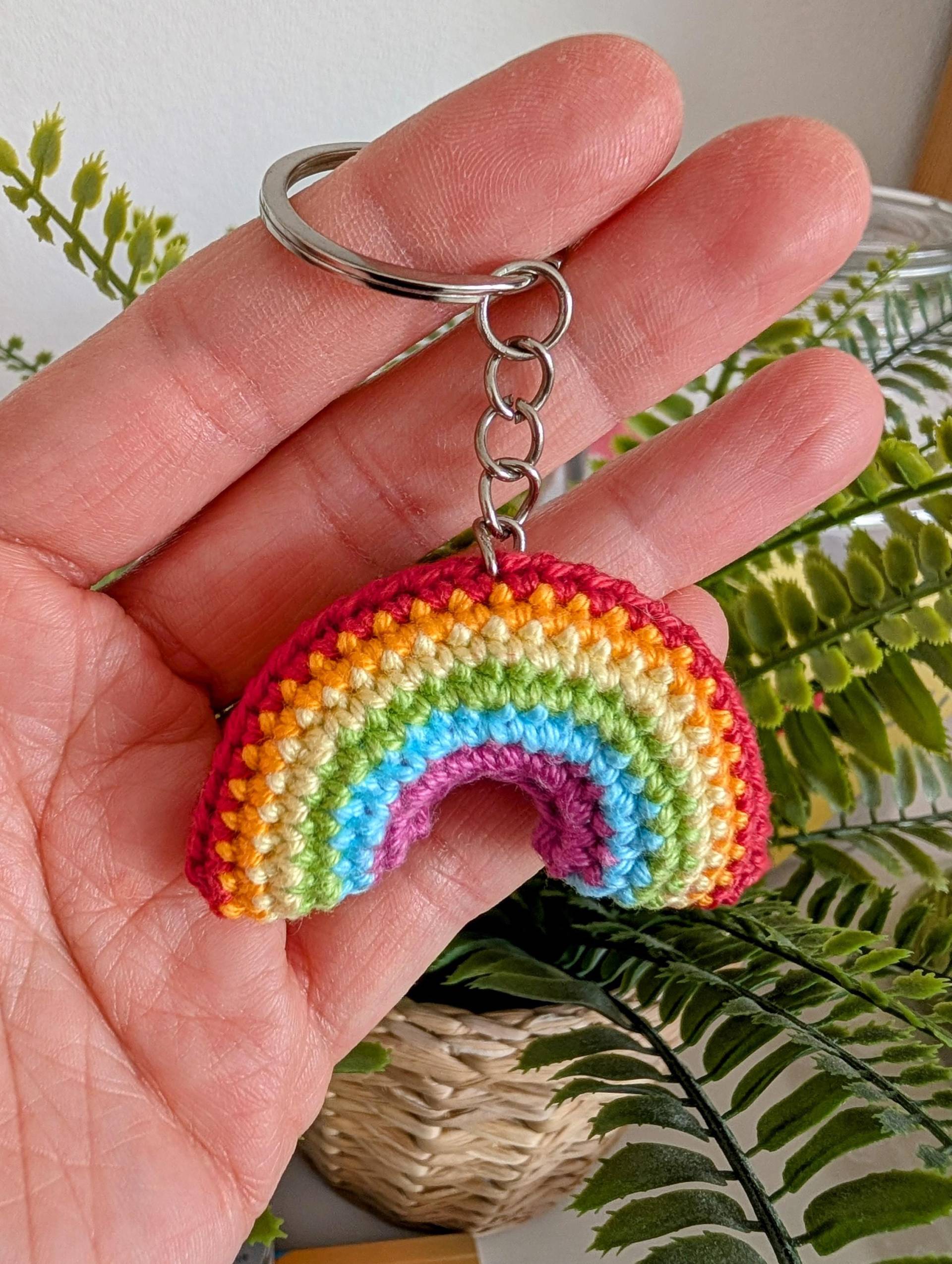 Anhänger Regenbogen, Pride, Gehäkelt Anhänger Regenbogen, Pride, Gehäkelt von Haekelperle