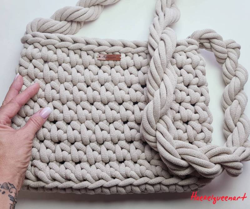 Häkeltasche, Umhängetasche , Tasche Gehäkelt, Jumbobag, Crossbody Bag Häkeltasche, Umhängetasche , Tasche Gehäkelt, Jumbobag, Crossbody Bag von Haekelqueenart