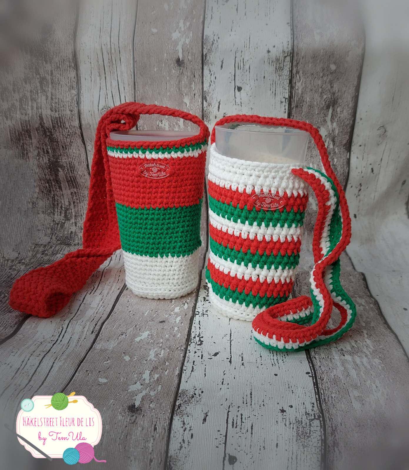Stadionbecherhalter Zum Umhängen, Augsburger Vereinsfarben, Rot-Grün-Weiss, Stadion, Getränkehalter, Fußball, Eishockey, Cupholder Stadionbecherhalter Zum Umhängen, Augsburger Vereinsfarben, Rot-Grün-Weiss, Stadion, Getränkehalter, Fußball, Eishockey, Cupholder von Haekelstreet